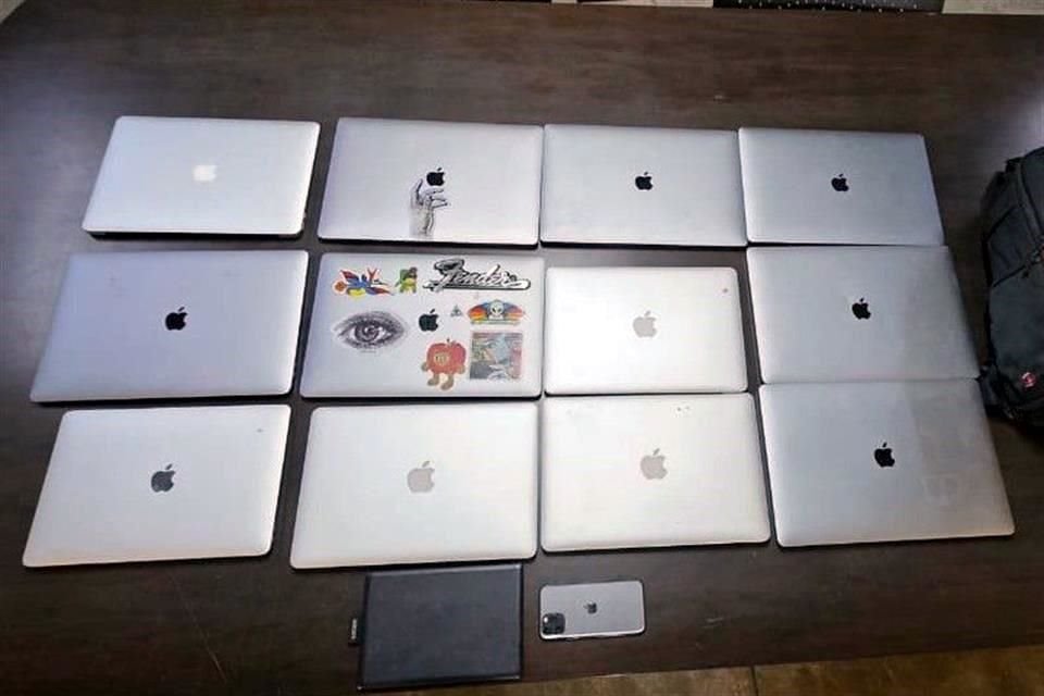 Por medio de un GPS, las computadoras fueron localizadas en la Colonia Talleres.