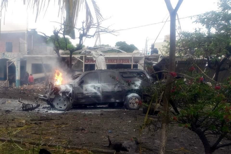 La Marina desplegó aeronaves para el traslado de heridos.