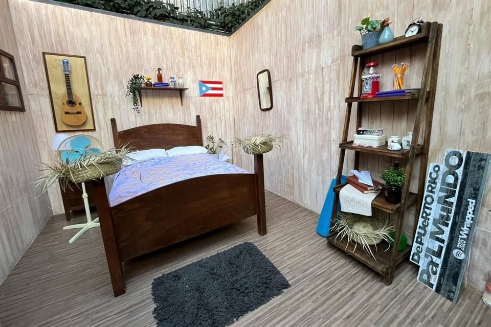 Ya rumbo al final de la experiencia inmersiva estaba una réplica del cuarto de 'Concho', cuyos detalles fueron cuidadosamente supervisados por el equipo de Benito.