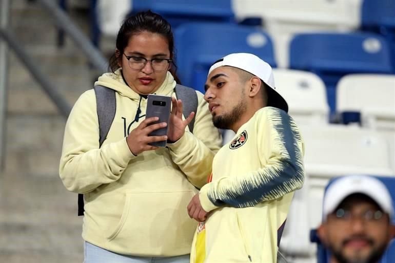 Más del ambiente en el BBVA.