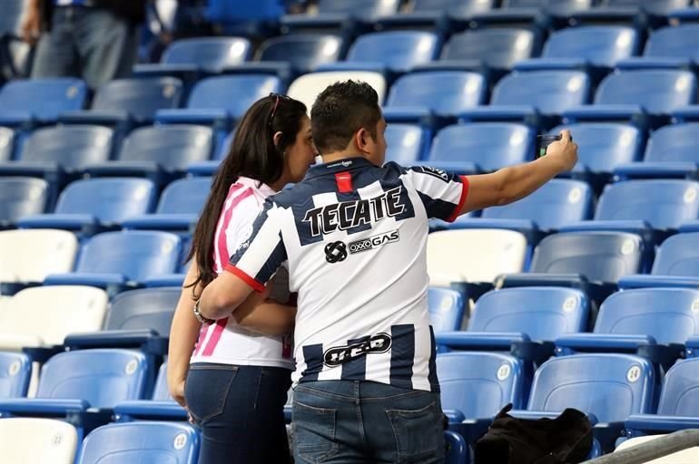 Más del ambiente en el BBVA.