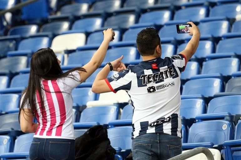 Más del ambiente en el BBVA.