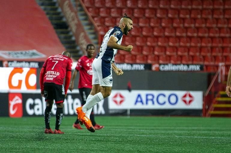 Así celebró Nico su gol 40 que lo convierte en el defensa más goleador del futbol regio.