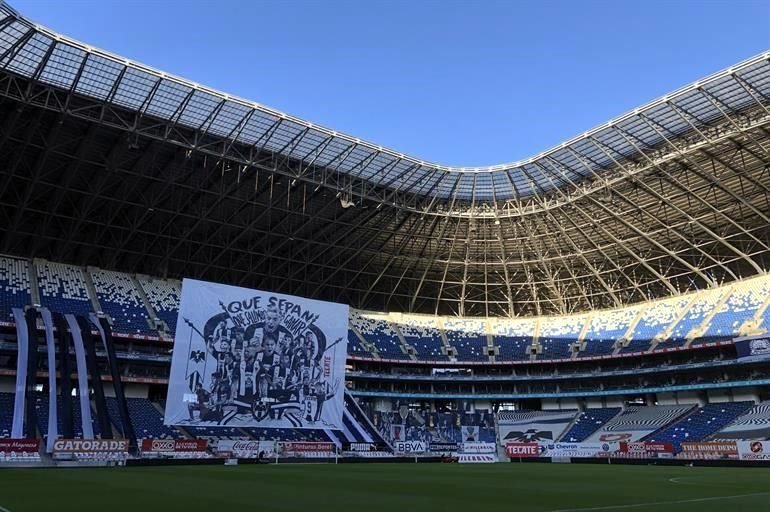 El BBVA ya está listo para recibir el duelo por el título de la Copa MX entre Rayados y Xolos.