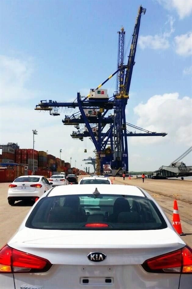 El 70 por ciento de las unidades de Kia para exportación las mueve desde el Puerto de Altamira.