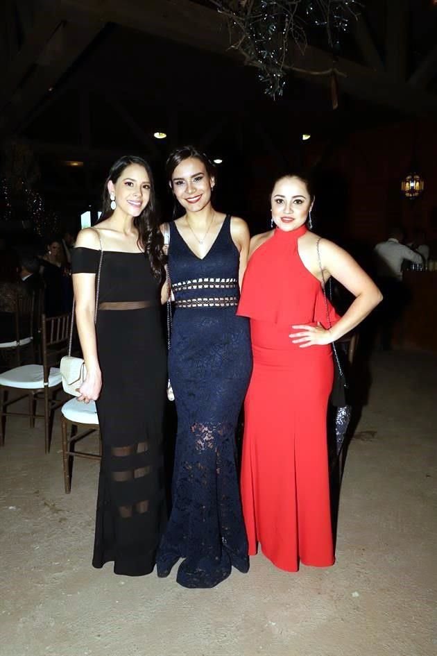 Victoria Aldape, Melissa Cantú y Cynthia Flores