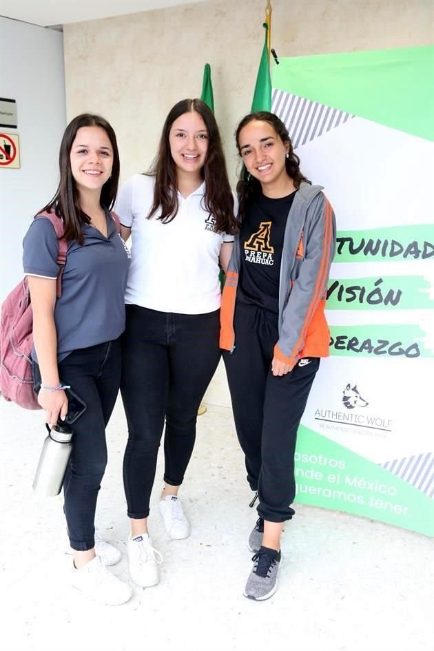 Krista González, Paulina Cantú y Daniela Elizondo