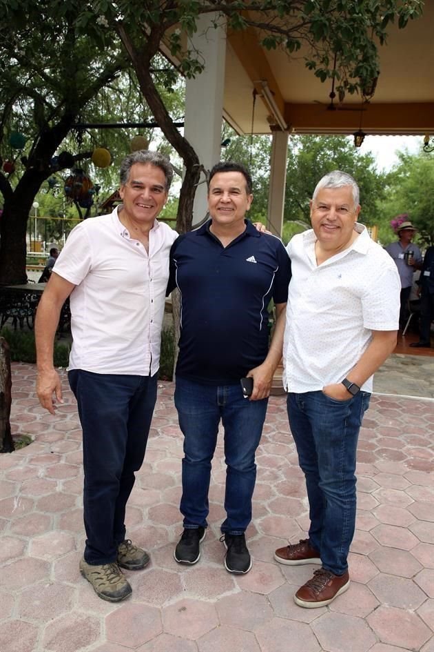 Eugenio Dávila, Rogelio Rodríguez y Sergio O´farrill