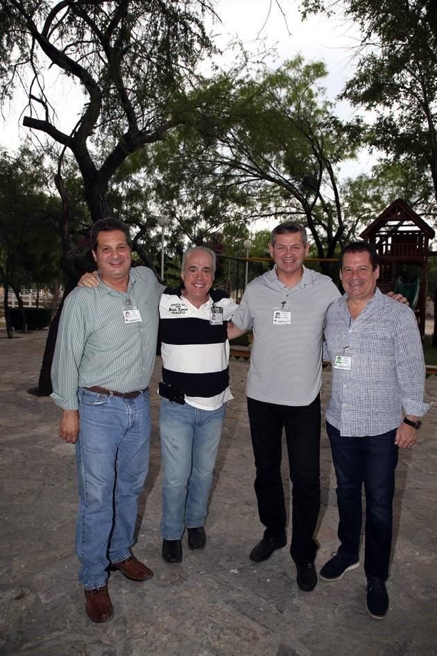 Carlos Arias, Fernando Dávalos, Alejandro Chapa y Hugo Chapa
