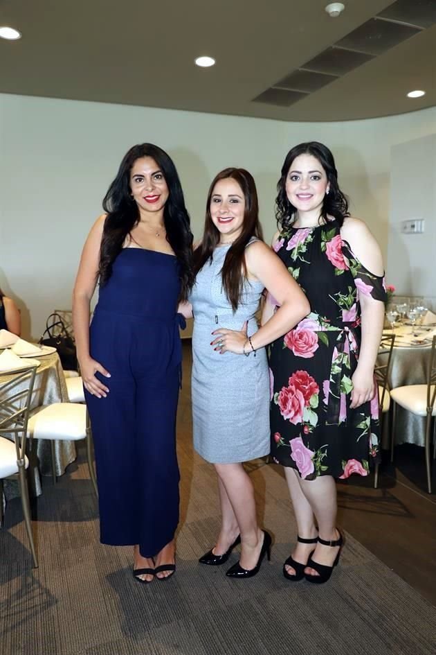 Mónica Elizondo, Diana Flores y Priscila Salazar