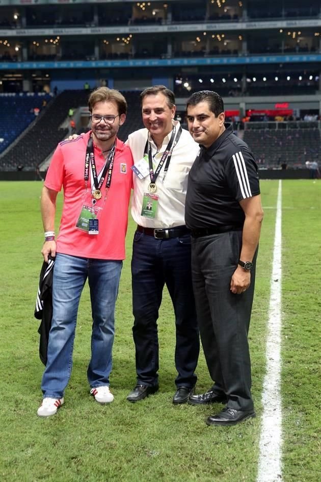 Mauricio Doehner, Miguel Ángel Garza y  Alberto Palomino Garza