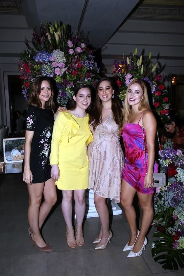 Priscilla Leal, Alejandra Altamirano, Laura Flores González y Fátima Marcel