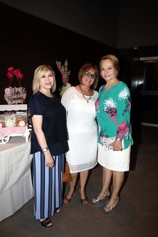 Nancy Díaz, Blanca Fernández y Rosalva de Luis