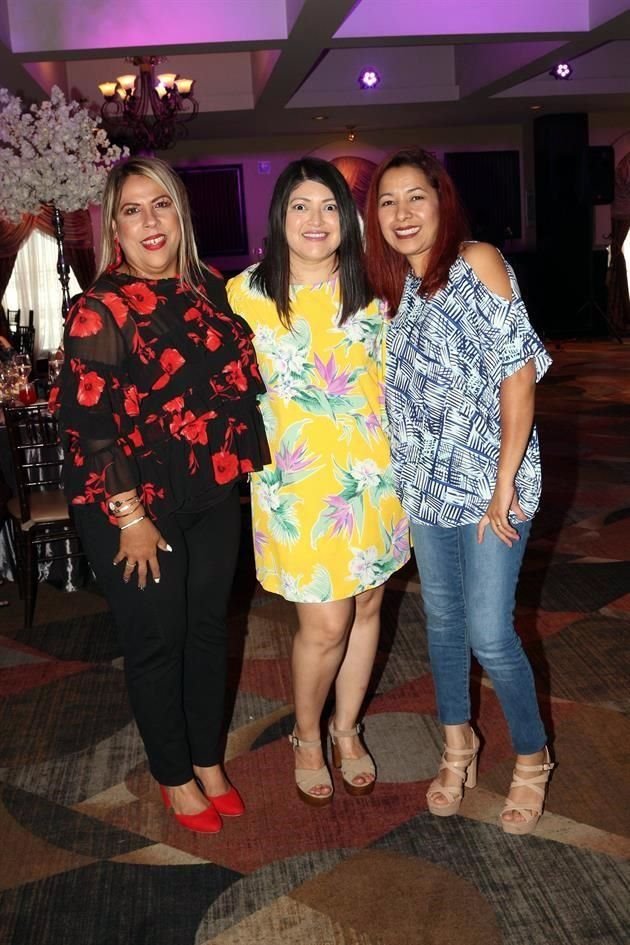 Silvia Rabasa Zaleta, Imelda Jimenez Rocha y Lucía Saldaña de Carmona