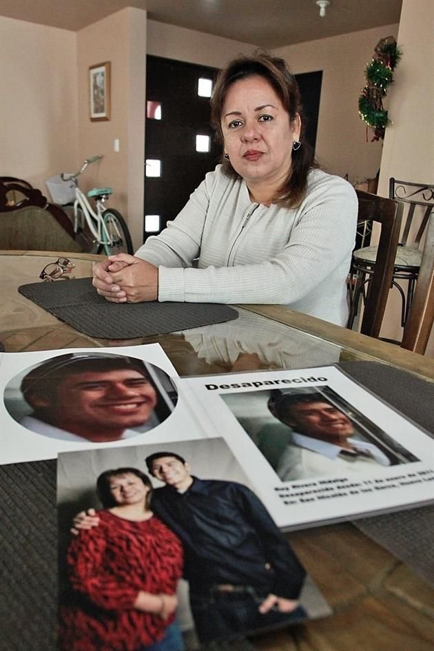 Irma Leticia Hidalgo, del Fundenl, lleva ya 9 años de lucha en busca de su hijo Roy.