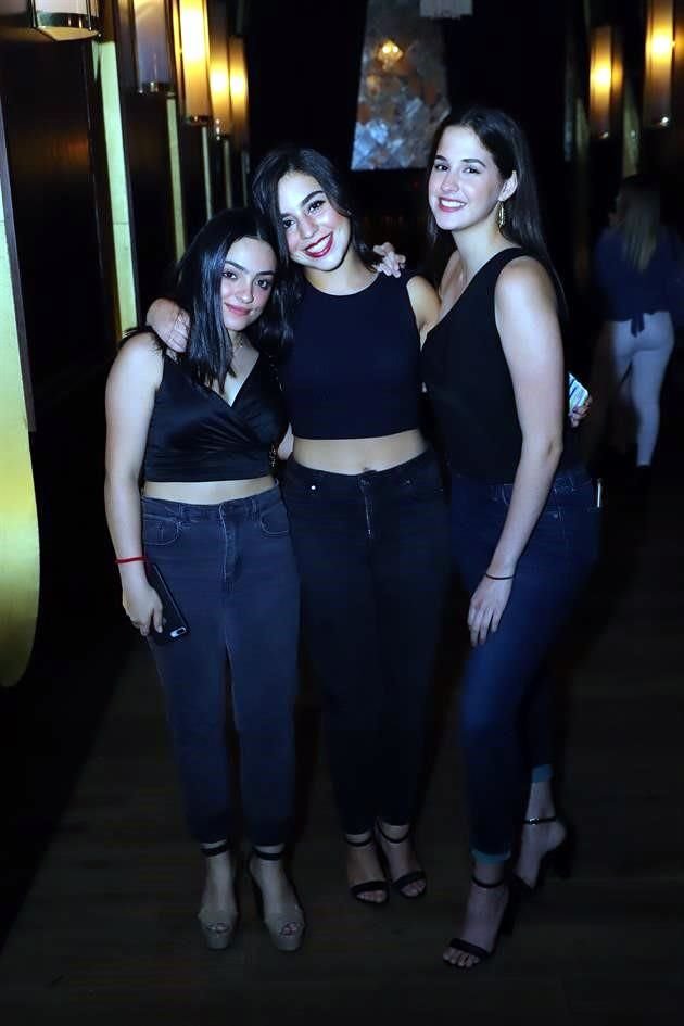 Michelle Marcos, Rocío Isassi y  Ximena Ancira