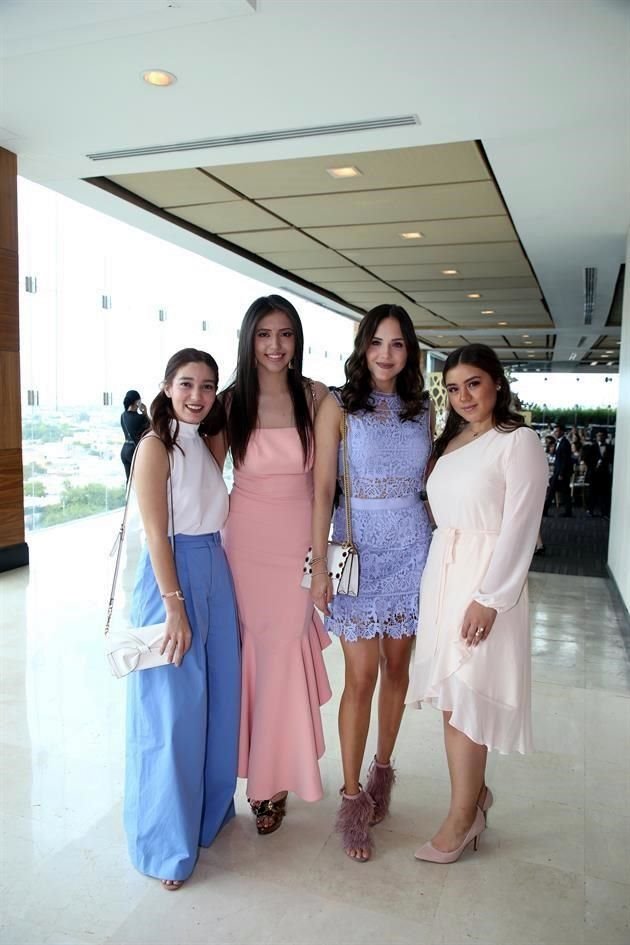 Luisa Estala, Ximena Hernández Arruel, Dinorah Cavazos y Lucinda Mendoza