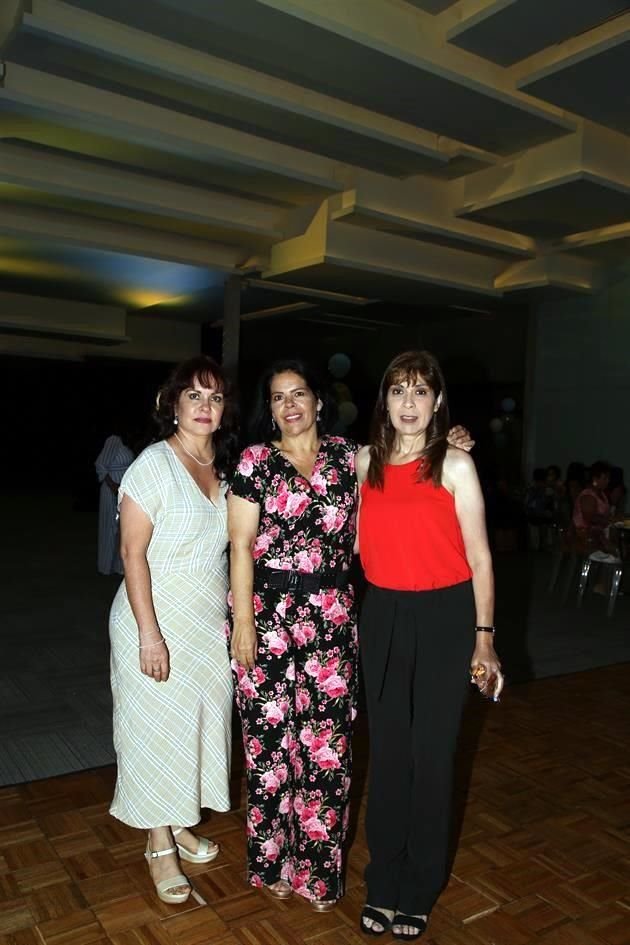 Sandra Dávila, Beatriz Elizondo y Margarita Colomé de Garza