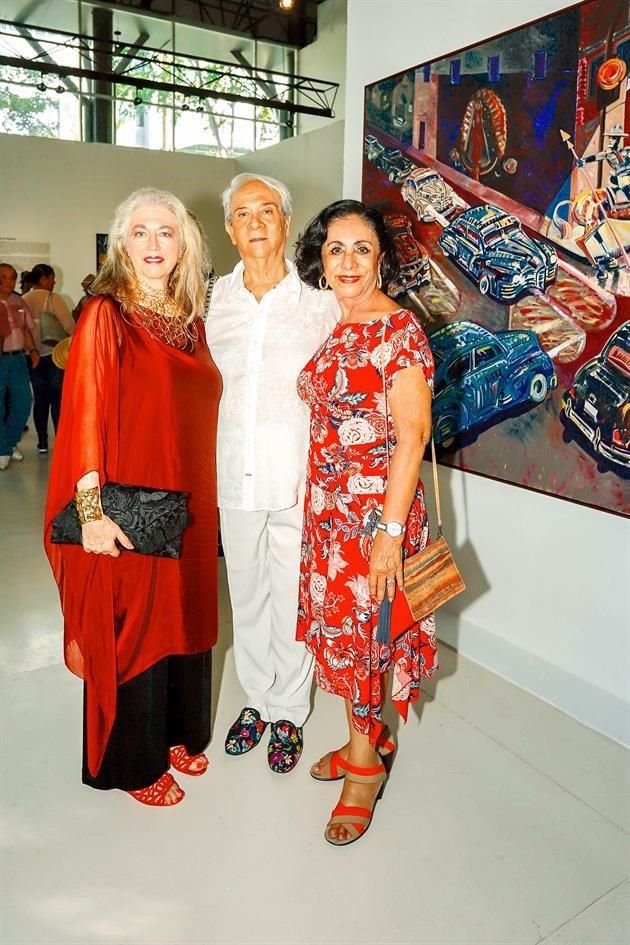 Donna Brown, Esteban Durán y Yolanda Durán