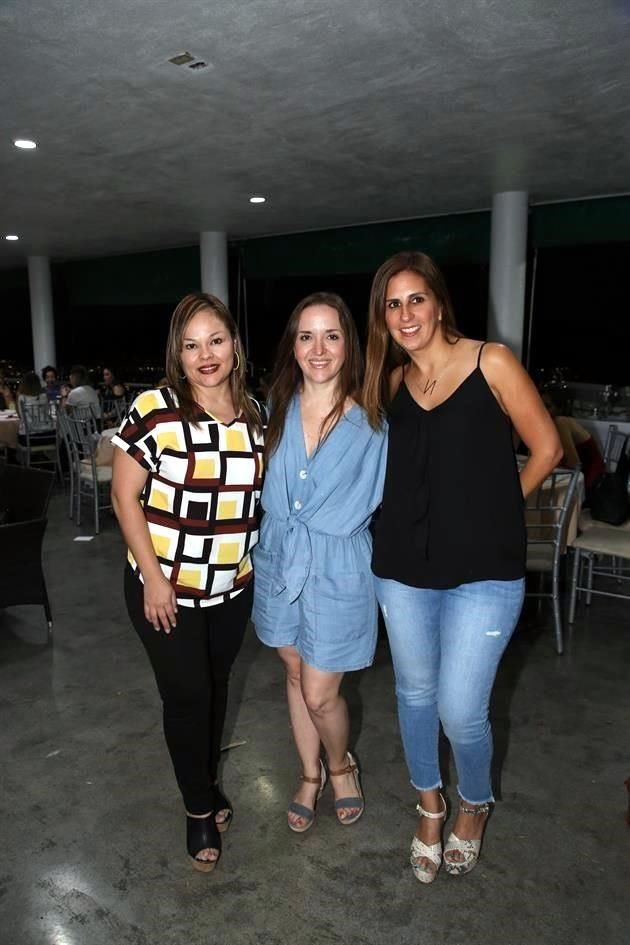Erika Cantú, Norma García y Natalia Arriaga
