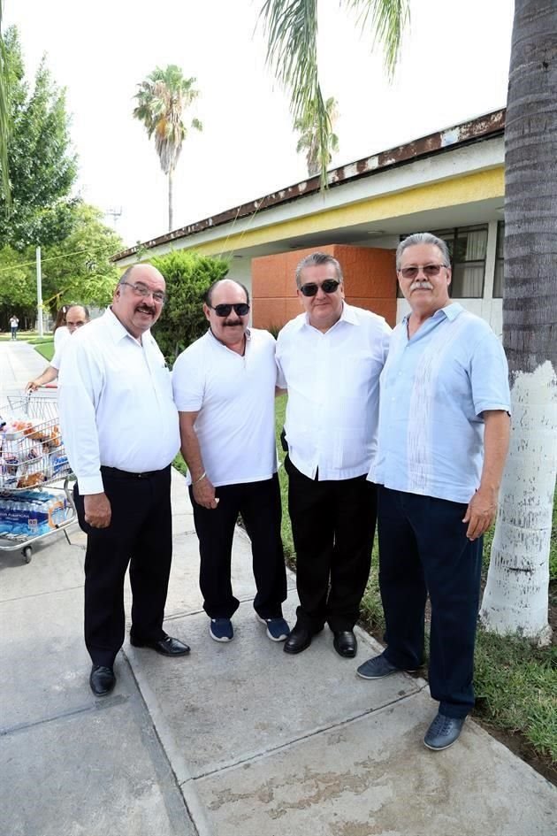 Alejandro Andrade, Sergio Lazo, Jorge Robles y Marco Sánchez