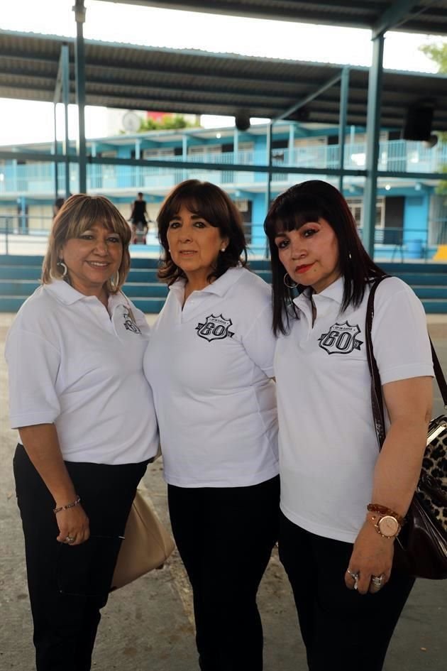 Elvia Guerrero Villarreal, Yolanda Tamez Martínez y Norma Alicia Delgado Villarreal