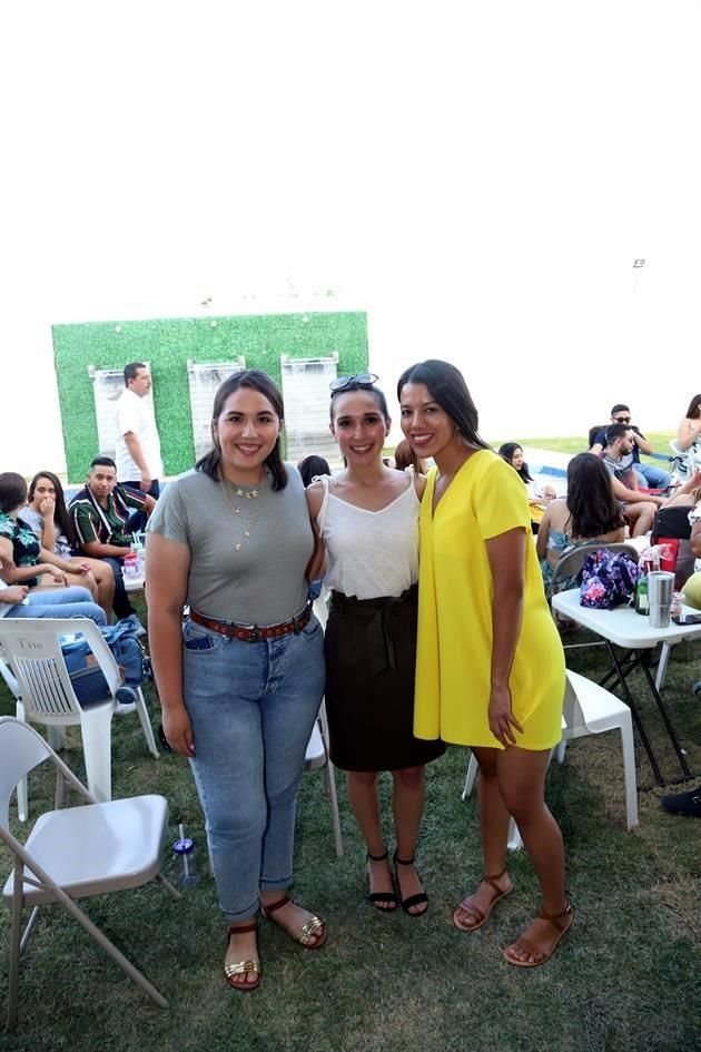Sugei Garza, Carmen Romero y Diana Rodríguez