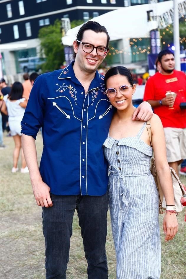 Carlos Somohano y Ángela Aranda