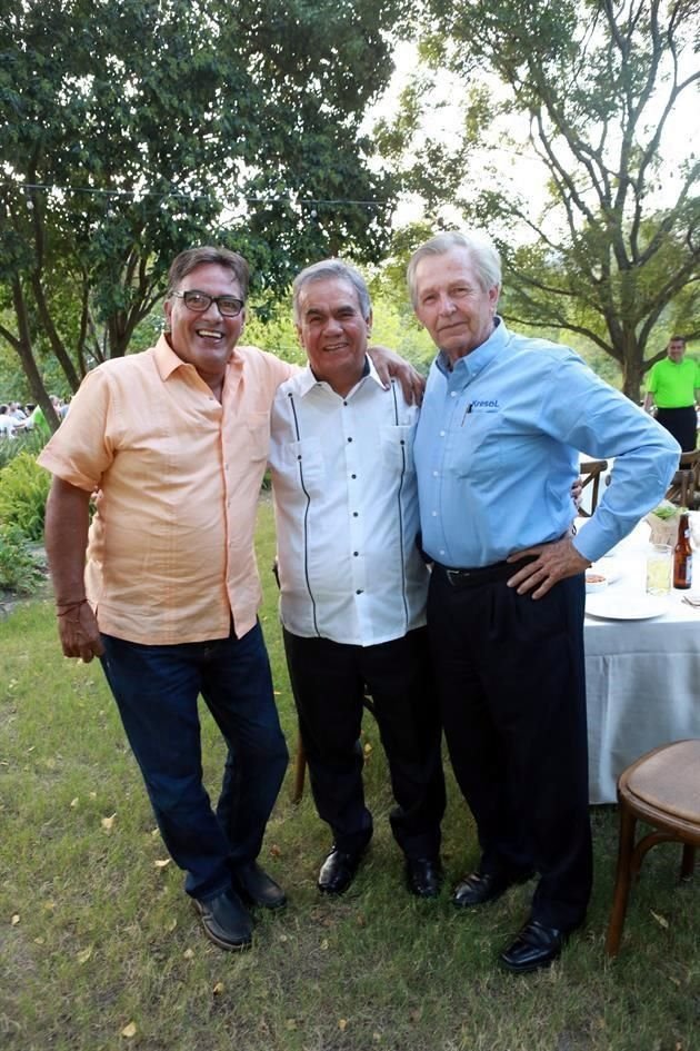 David García, Jesús Cerda y Faustino Quiroga