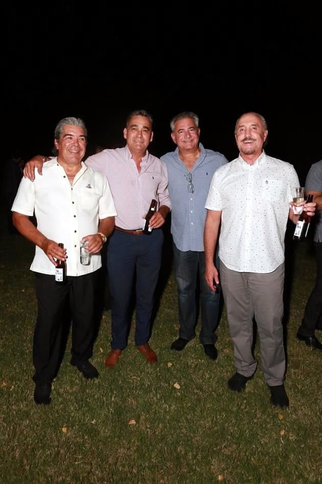 Rodolfo Treviño, Javier Reyna, Elías Saide y Guillermo Pérez Salinas