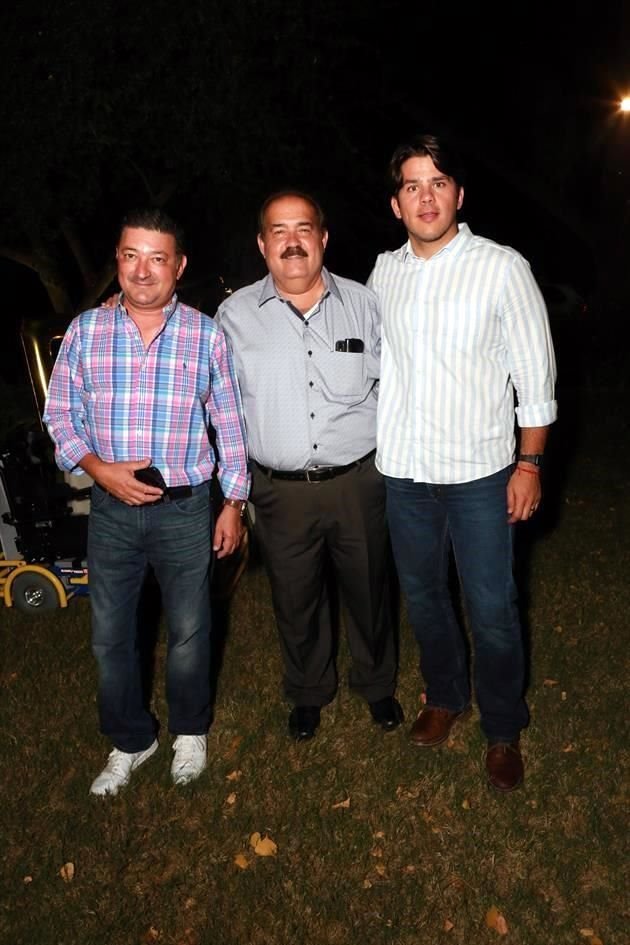 Omar Blanco, Ernesto Garza y Neto Garza Guerra