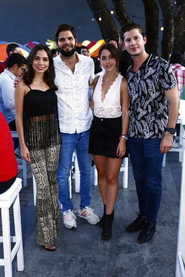Jéssica Fernández, Farid Dieck, Mónica Martínez y Pablo Ortega