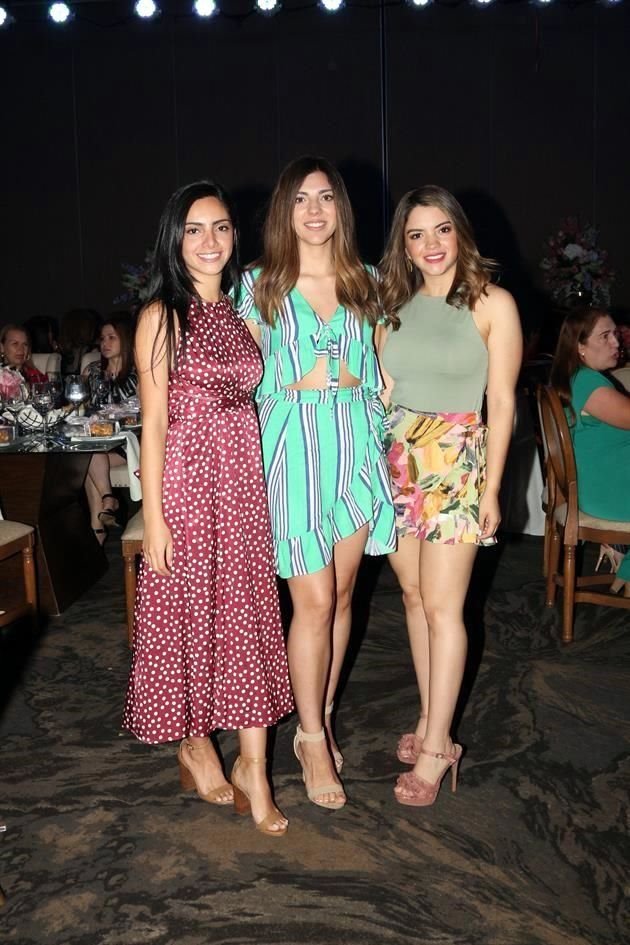 Gris Martínez, Carolina Díaz y Fernanda Mayorga