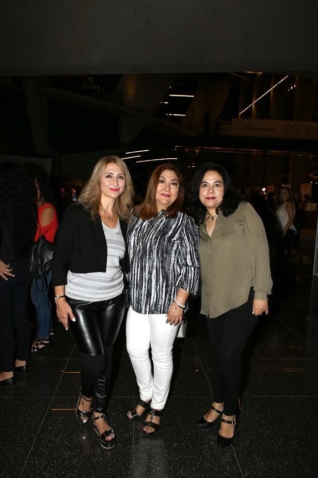 Olga Lozano, Lourdes Mata y Sonia Garza