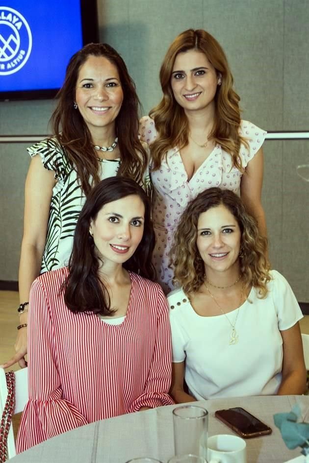 Nidia Guajardo, Lilia Hiarmes, Marcela Ruiz y Gabriela Martínez