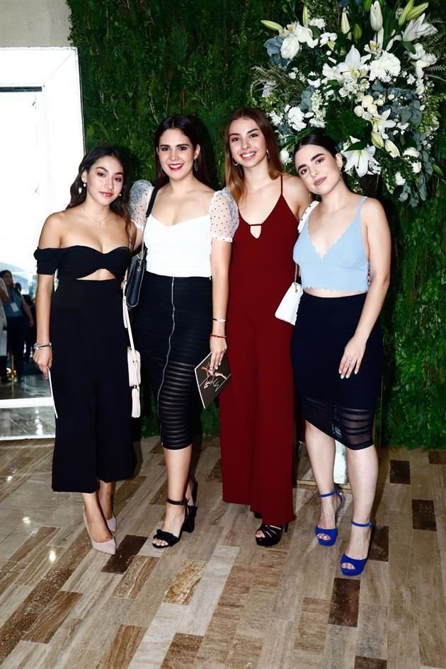 Katia Garza, Valeria Teissier, Camila González y Karen González