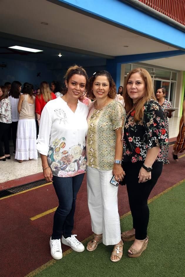 Paulina de la Garza, María Elisa Pérez e Iliana Mijes