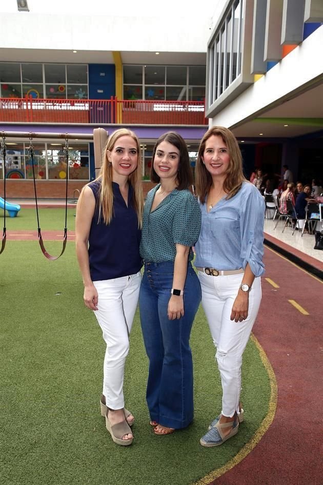 Sara Hinojosa, Débora Mendes y Claudia de Webber