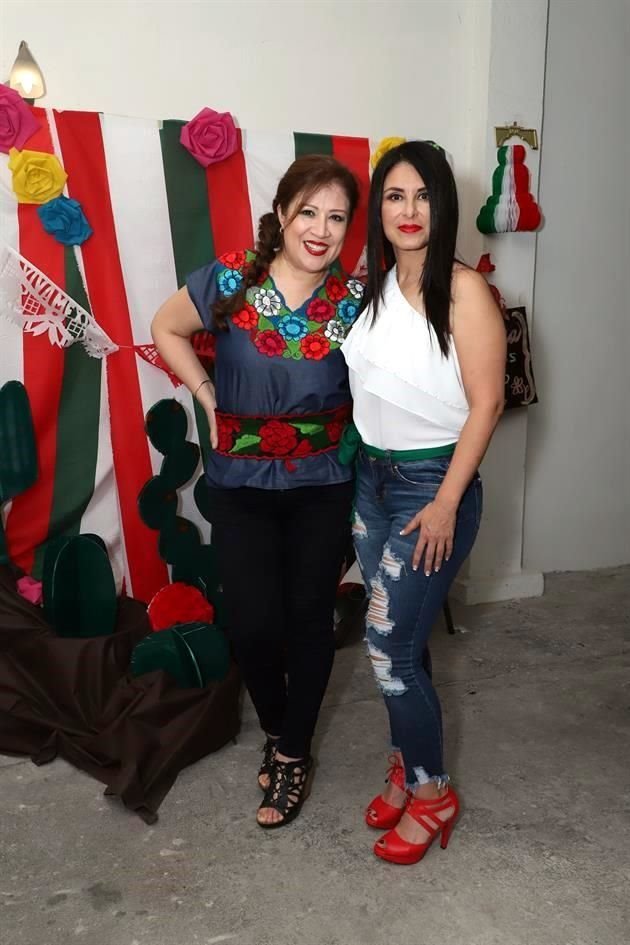 Ana Luisa Pérez y Sonia Garza