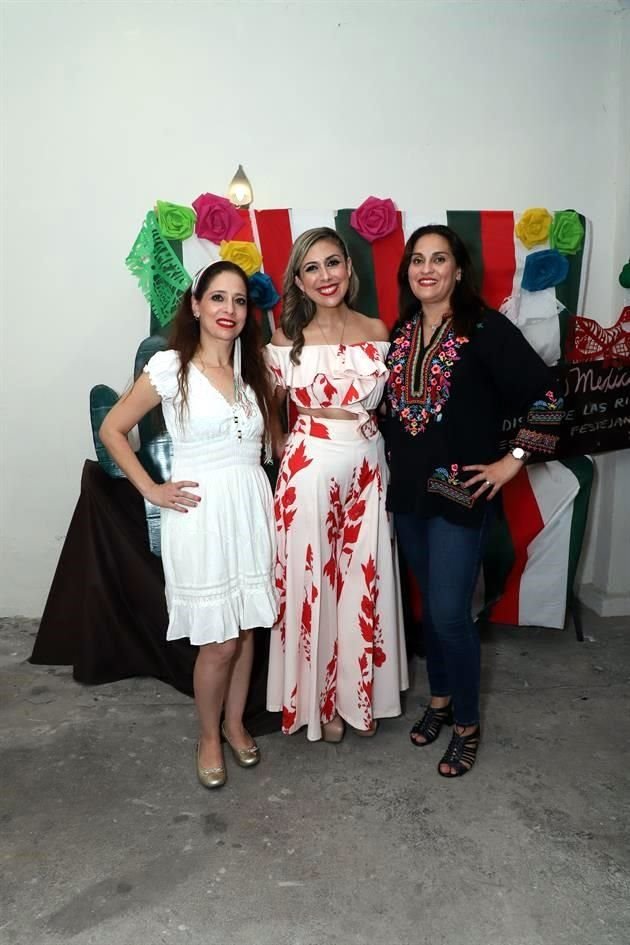 Lolis Garza, Julieta Lozano y Gaby Ávila