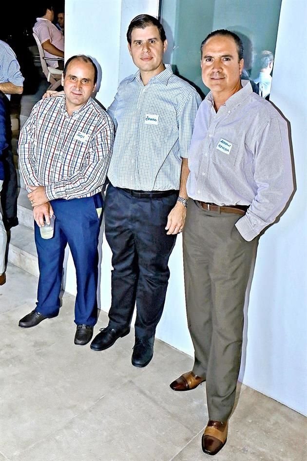 Jorge Sepúlveda, Zacarías Dieck y Adrián Rivera