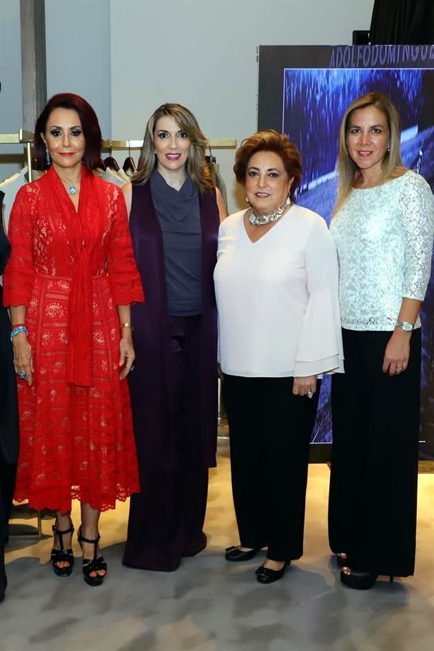 Julia Ibarra, Amalia Lozano de Maiz, Mirthala Treviño, Leticia Gutiérrez y Johanna de Rodríguez
