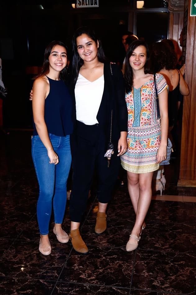 Susan Hernández, Fer Torres y Camila Torre