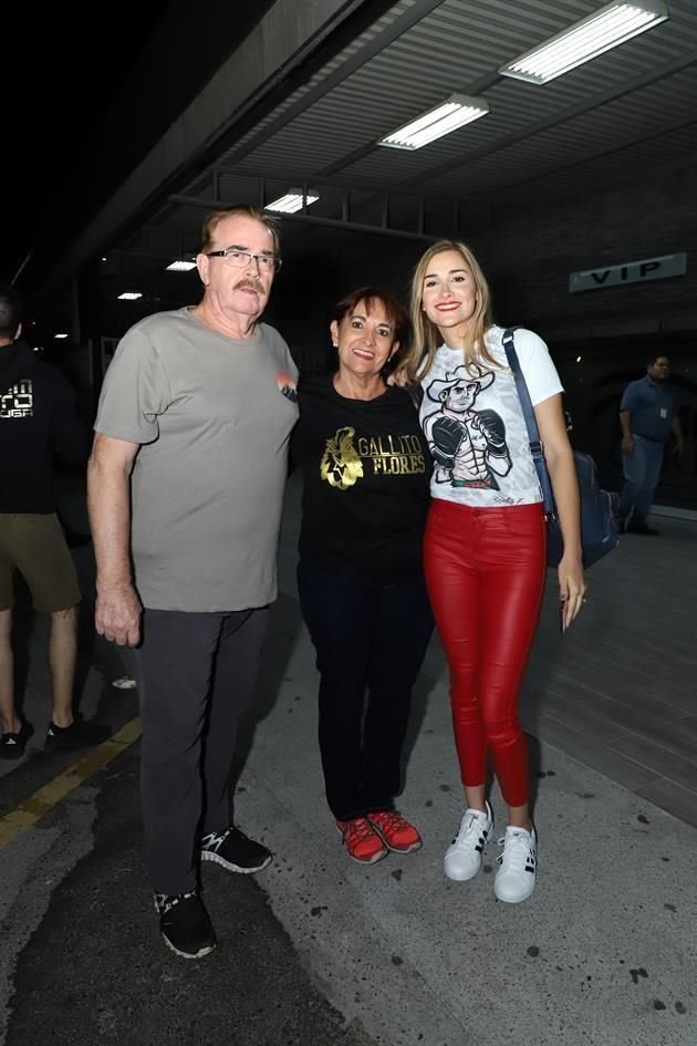 Raymond Rusk, Silvia Garza y Michelle Rusk