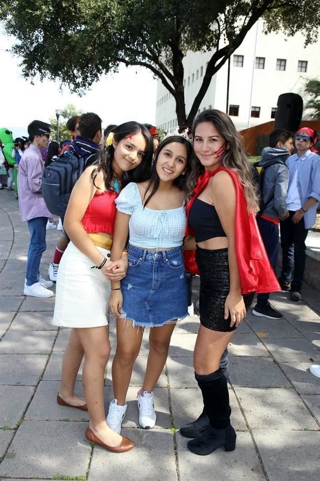 Daniela Ibarra, Carla Gómez y Rosalinda Mendoza
