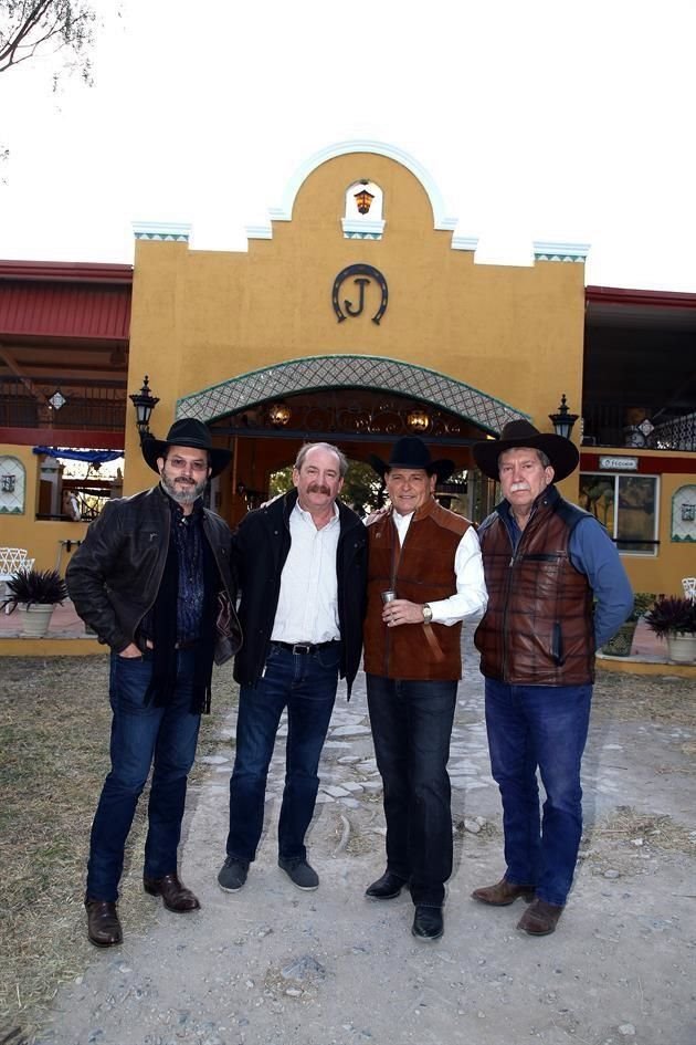 Jorge Santos, Santiago Piccone, Jorge Montemayor y Emilio Treviño