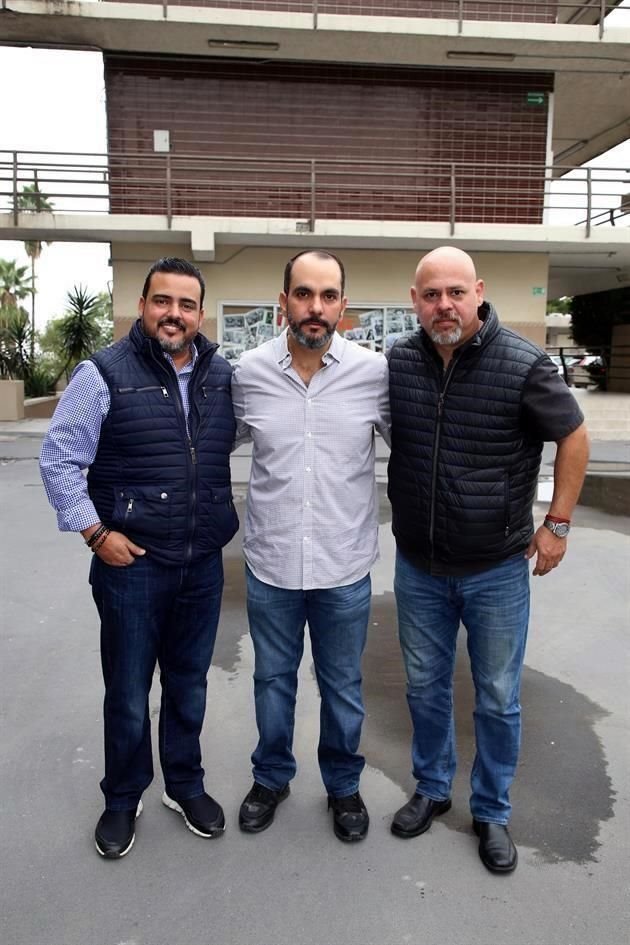 Gerardo Gómez, Kiko Fernández y Gerardo López