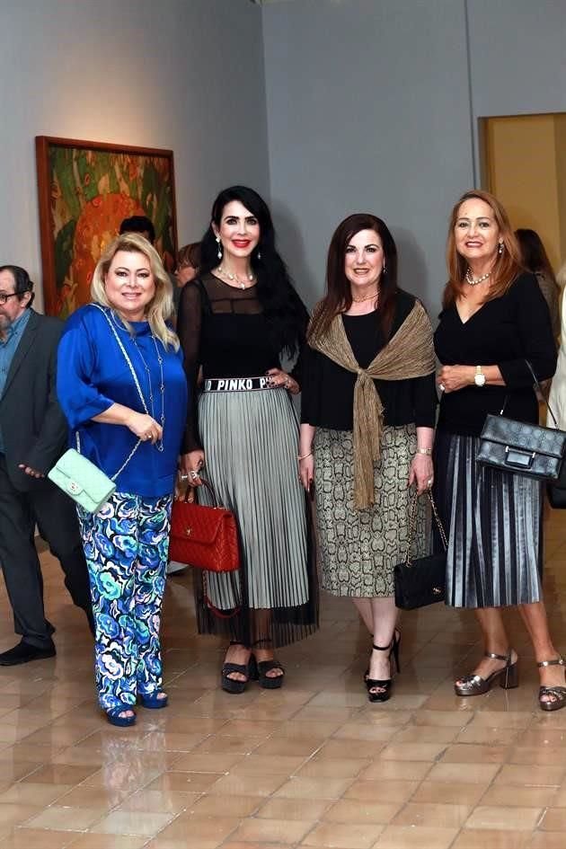 Marina Benavides de Castilla, Martha sde Ruiz, Marlene Dávila de Rodríguez y Carmen Herrera
