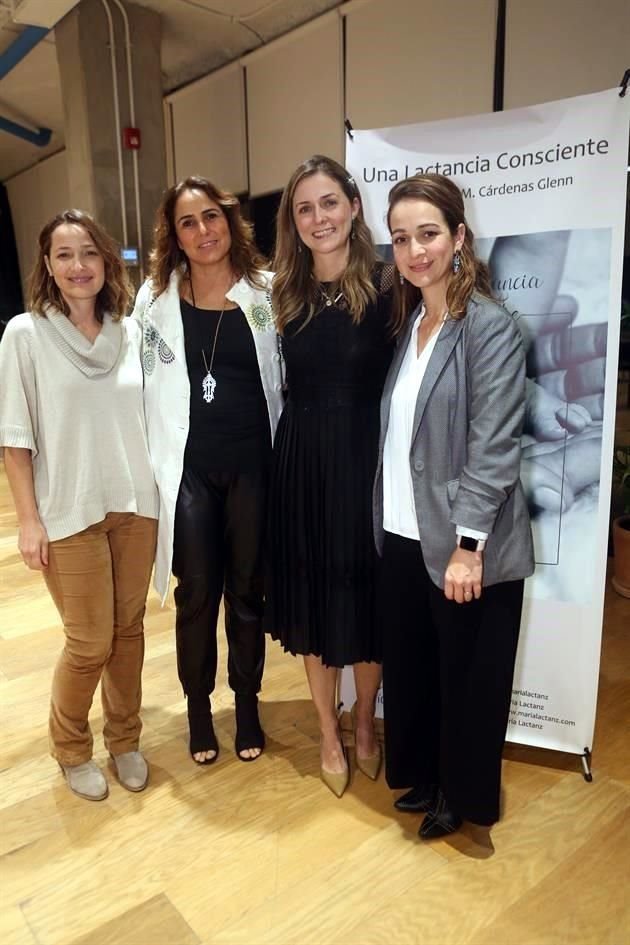 Cristina Cortés de De Nigris, Cristina Canales, Daniela Cárdenas y Valeria Guerra