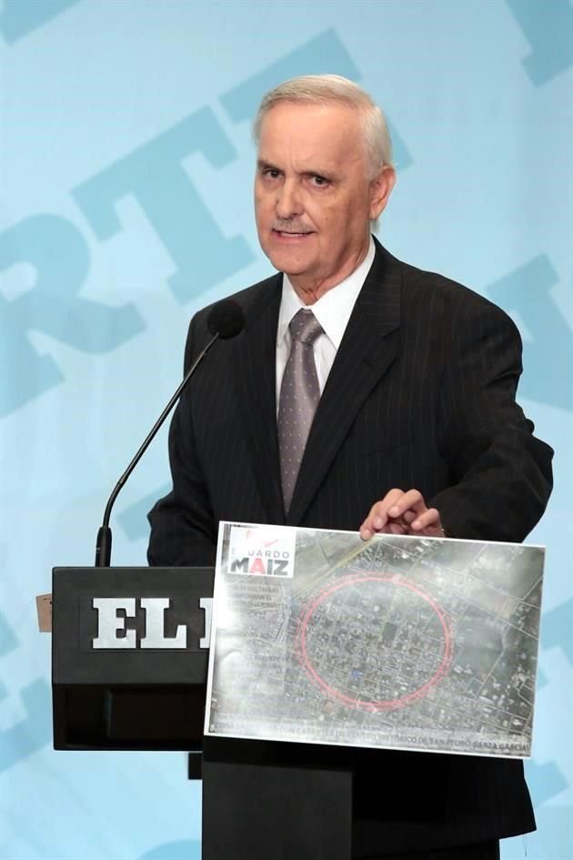 Eduardo Maiz, arrancó su participación en el Encuentro Ciudadano con la propuesta de crear el distrito del casco de San Pedro.